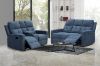 Picture of  [FLOOR MODEL CLEARANCE] WALKER Fabric 2‑Seater Manual Recliner Sofa with Console & Cup Holders
