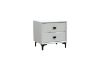 Picture of  [FLOOR MODEL CLEARANCE]  ALANYA 2-Drawer Bedside Table (White)