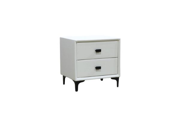 Picture of  [FLOOR MODEL CLEARANCE]  ALANYA 2-Drawer Bedside Table (White)