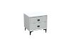 Picture of  [FLOOR MODEL CLEARANCE]  ALANYA 2-Drawer Bedside Table (White)