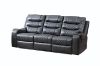 Picture of  [FLOOR MODEL CLEARANCE] LAKELAND 3-Seater Manual Reclining Sofa with Drop-Down Cup Holders & Pop-Up Socket 