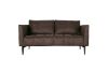 Picture of (FLOOR MODEL CLEARANCE) BARTLET 2 Seater Chocolate Air Leather Sofa