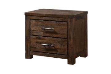 Picture of  [FLOOR MODEL CLEARANCE] VENTURA 2-Drawer Oak Bedside Table