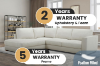 Picture of (FLOOR MODEL CLEARANCE) HEARTLAND Feather Filled Fabric Sectional Sofa - Chaise Facing Right