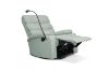 Picture of (FLOOR MODEL CLEARANCE) OLIVIO 360° Swivel Manual Recliner Lounge Chair With Mobile Holder (Light Green) 