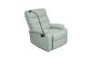 Picture of (FLOOR MODEL CLEARANCE) OLIVIO 360° Swivel Manual Recliner Lounge Chair With Mobile Holder (Light Green) 