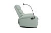 Picture of (FLOOR MODEL CLEARANCE) OLIVIO 360° Swivel Manual Recliner Lounge Chair With Mobile Holder (Light Green) 