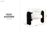 Picture of [FLOOR MODEL CLEARANCE] ADELL Accent Chair (White&Black) 
