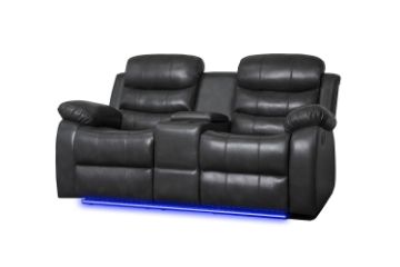 Picture of  [FLOOR MODEL CLEARANCE] GAVIN Manual 2 Seat Reclining Sofa  with Cup Holders and Storage (2RRC)
