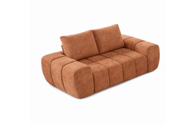 Picture of FABIEN 2 Seater Fabric Compressed Sofa (Brown)