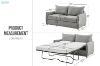 Picture of  [FLOOR MODEL CLEARANCE] FIORDLAND 3 Seater Sofa Bed with Mattress (Grey)