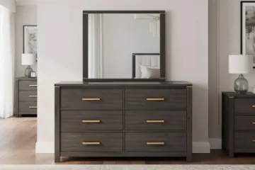 Picture of [FLOOR MODEL CLEARANCE] GLINDA 6-Drawer Dresser with Mirror 
