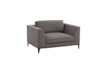 Picture of  [FLOOR MODEL CLEARANCE] AMELIE 1 Seat Fabric Sofa  (Dark Grey)