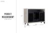 Picture of  [FLOOR MODEL CLEARANCE] RALYNA Wine Cabinet / Kitchen Island (Black) 