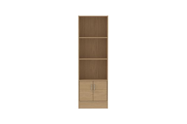 Picture of  [FLOOR MODEL CLEARANCE] MOOK 180x57cm 3-Tier Bookshelf (Light Oak) 
