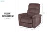 Picture of  [FLOOR MODEL CLEARANCE]  MARTINA Power Lift Recliner Chair (Grayish Pink)
