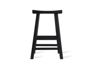 Picture of  [FLOOR MODEL CLEARANCE] SADDLE Solid Elm Wood Bar Stool