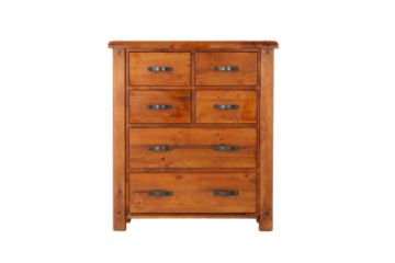 Picture of  [FLOOR MODEL CLEARANCE]  FOUNDATION 6-Drawer Tallboy (Rustic Pine)