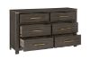 Picture of [FLOOR MODEL CLEARANCE] GLINDA 6-Drawer Dresser with Mirror