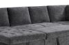 Picture of HENRIK U-Shape Tufted Sectional Sofa/Pull-Out Sofa Bed with Storage - Chaise Facing Left