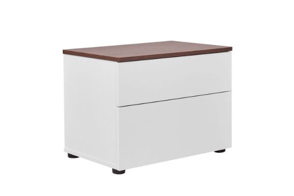 Picture of [FLOOR MODEL CLEARANCE] OLGA 2-Drawer Bedside Table
