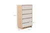 Picture of  [FLOOR MODEL CLEARANCE]  RENO 5 DRW Tallboy (MDF Legs)