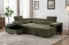 Picture of GOODEN Sectional Sofa/Sofa Bed With Storage Ottoman - Chaise Facing Left