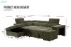 Picture of GOODEN Sectional Sofa/Sofa Bed With Storage Ottoman - Chaise Facing Right