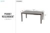 Picture of [FLOOR MODEL CLEARANCE] KAVANA 120-165 Extension Dining Table