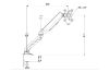Picture of [FLOOR MODEL CLEARANCE] MOSS Single Monitor Arm/Desk Mount