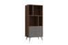 Picture of [FLOOR MODEL CLEARANCE] RIO 138x60cm Bookshelf Solid Lacquer (Real Dark Walnut Veneer)