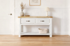 Picture of BRAMPTON 2-Drawer Solid Wood Console Table with Shelf