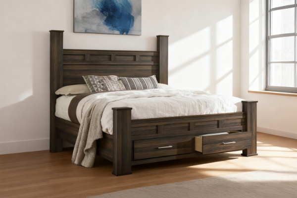 Picture of MORNINGTON Queen Size Bed Frame with Drawers