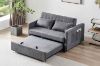 Picture of JOSSILYNN Chenille Fabric Sofa Bed with Side Pocket