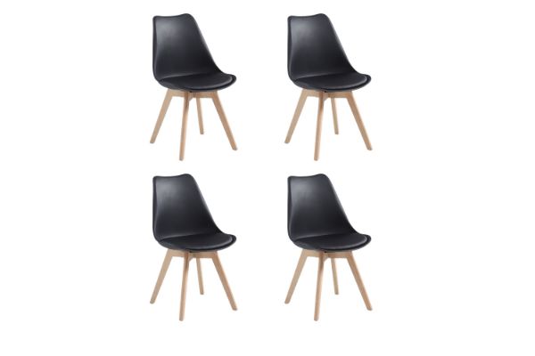Picture of EFRON Dining Chair (Black) - 4PC in 1 Carton