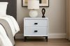 Picture of HOVER 2-Drawer Bedside Table (White)