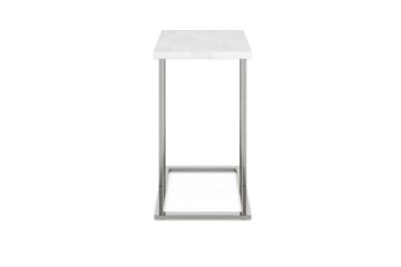 Picture of TALEN C-Shaped Marble Top Side Table