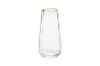 Picture of IRREGULAR Transparent Vertical Striped Glass Vase (8x25cm)