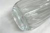 Picture of IRREGULAR Transparent Vertical Striped Glass Vase (7x20cm)