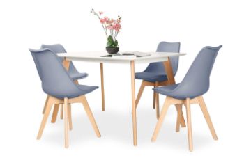 Picture of EFRON 5PC Dining Set (Grey) -  1.2M Table