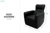 Picture of LAURA Power Recliner Lounge Chair with Waist Massage & USB Type-c Ports (Dark)