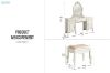 Picture of CHATEAU Dressing Table with Mirror and Dressing Stool