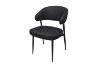 Picture of LORENZA Air Leather  Dining Chair (Black) - Each