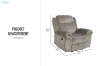Picture of WINCHESTER Power Reclining Sofa Range -  1 Seat Recliner Chair (1R)