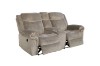 Picture of WINCHESTER Power Reclining Sofa Range (Grey) - 2 Seat with Cup Holders and Storage (2RRC)