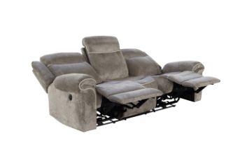 Picture of WINCHESTER Power Reclining Sofa Range - 3 Seat with Drop Down Cup Holders & USB Port, Power Socket & Drawer (3RRC)