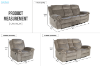 Picture of WINCHESTER Power Reclining Sofa Range (Grey) - 3RRC+2RRC+1R Sofa Set