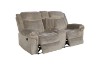 Picture of WINCHESTER Power Reclining Sofa Range with Console & Cup Holders & USB Port, Power Socket & Drawer (Grey)