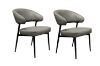 Picture of LORENZA Air Leather  Dining Chair (Light Grey) - 2 Chairs in 1 Carton