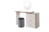 Picture of ELYSIA 3-Drawer Extension Dressing Table with LED Mirror and Makeup Stool Combo